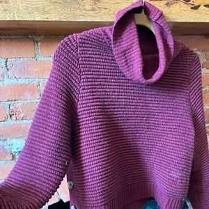 ❌ sold - Madewell wool sweater with side buttons